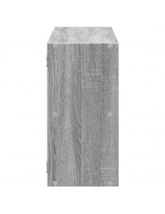 Scaffale a Muro Grigio Sonoma 100x25x50 cm in Legno Multistrato