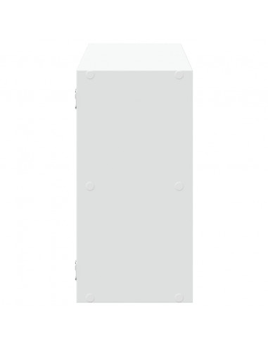 Scaffale a Parete Bianco 100x25x50 cm in Legno Multistrato