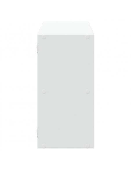 Scaffale a Parete Bianco 100x25x50 cm in Legno Multistrato Scaffale a Parete Bianco 100x25x50 cm in Legno Multistrato