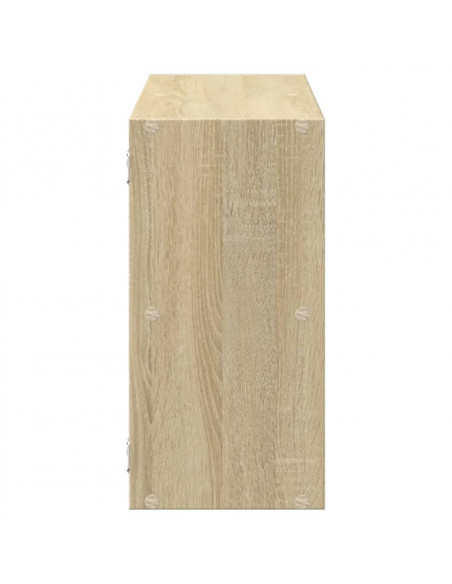 Scaffale a Parete Rovere Sonoma 100x25x50 cm Legno Multistrato