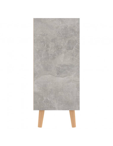 Credenza Grigio Cemento 90x30x72 cm in Legno Multistrato
