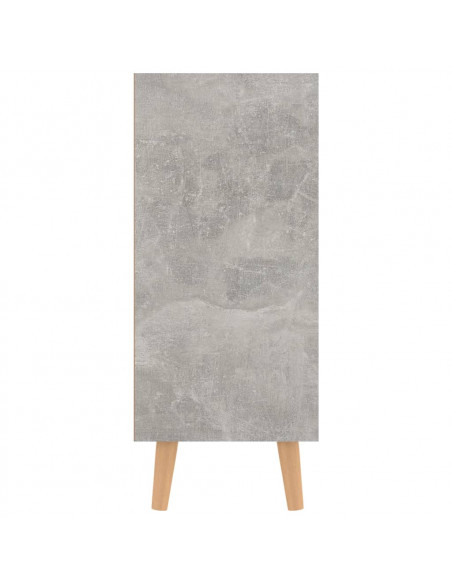 Credenza Grigio Cemento 90x30x72 cm in Legno Multistrato