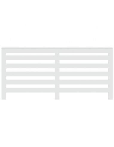 Copertura Termosifone Bianca 175x20x82 cm in Legno Multistrato