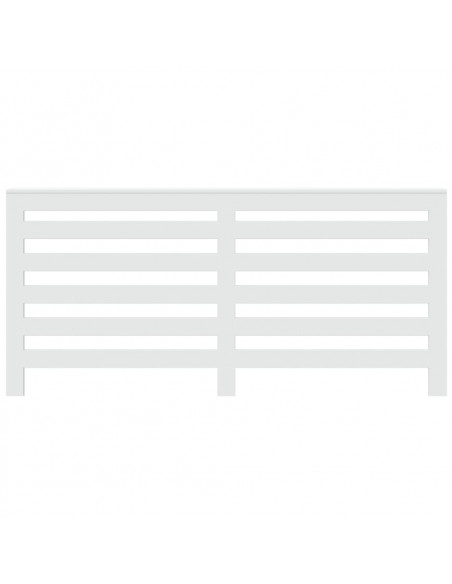 Copertura Termosifone Bianca 175x20x82 cm in Legno Multistrato