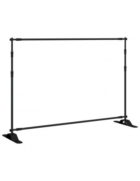 Supporto per Fondale Nero 305x243 cm in Acciaio