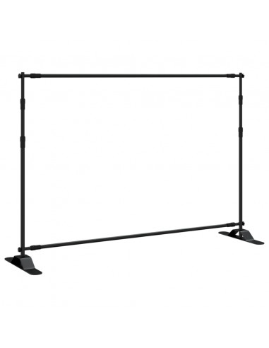 Supporto per Fondale Nero 305x243 cm in Acciaio