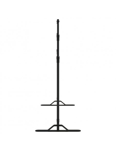 Supporti per Fondali 2 pz Neri 305x243 cm in Acciaio