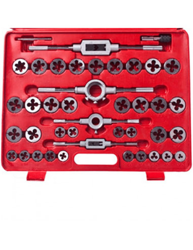 Set di Utensili Dadi e Filiere Maschi 111 pz