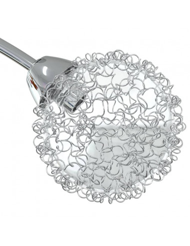 Lampada da Soffitto con Paralumi in Rete per 4 Luci LED G9