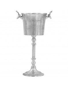 Secchiello per Champagne Alluminio Massiccio 39x29x71cm Argento 2