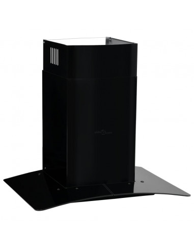 Cappa Aspirante a Muro Acciaio Inox 756 m³/h 60 cm Nera