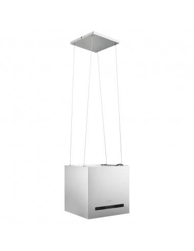 Cappa da Cucina ad Isola Sospesa LCD con Sensore 37 cm Acciaio