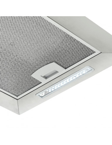 Cappa da Cucina ad Isola Sospesa LCD con Sensore 37 cm Acciaio