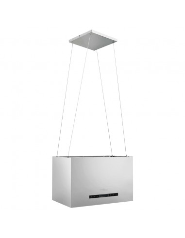 Cappa da Cucina ad Isola Sospesa LCD con Sensore 55 cm Acciaio
