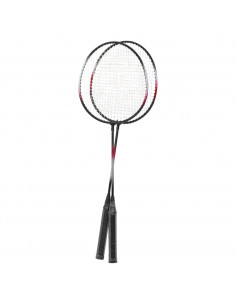 Set da Badminton con 2 Racchette, Rete e Custodia 292x30x152 cm