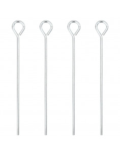 Set da Badminton con 4 Racchette e Rete 620x151 cm