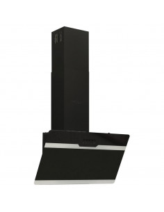 Cappa a Parete 60 cm in Acciaio e Vetro Temperato Nero 2