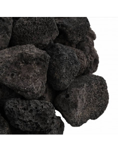 Rocce Vulcaniche 25 kg Nere 3-5 cm