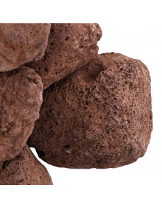 Rocce Vulcaniche 25 kg Rosse 10-30 cm