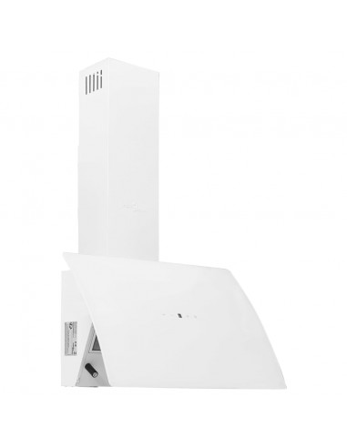 Cappa a Parete 60 cm in Acciaio e Vetro Temperato Bianco