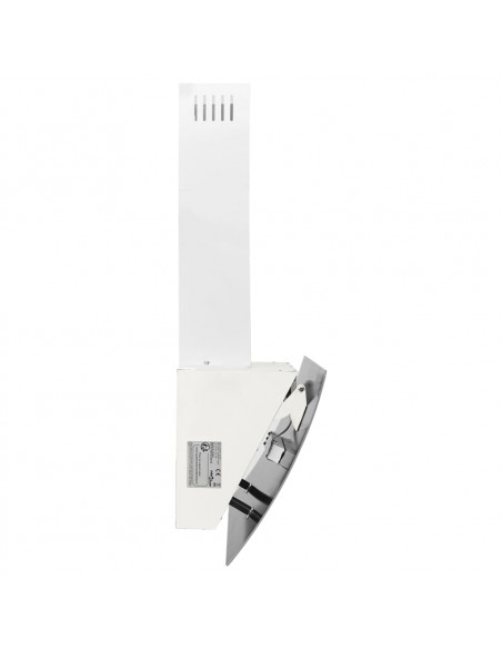 Cappa a Parete 60 cm in Acciaio e Vetro Temperato Bianco