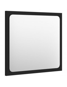 Set Mobili da Bagno Nero in Legno Multistrato