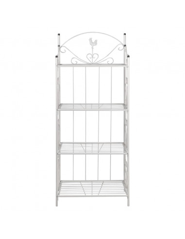 Supporto per Piante Quadrato Bianco