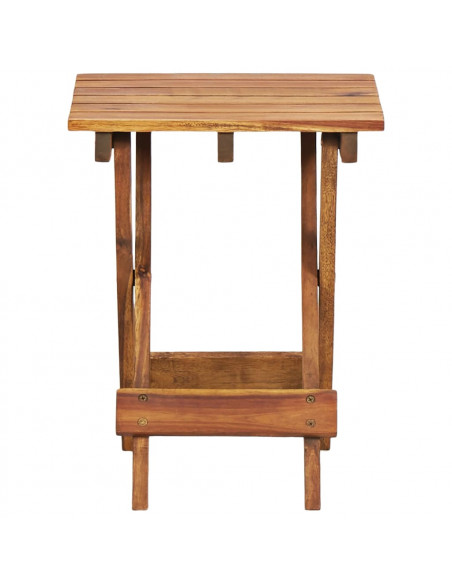 Piedistallo per Piante 30x30x38 cm in Massello d'Acacia