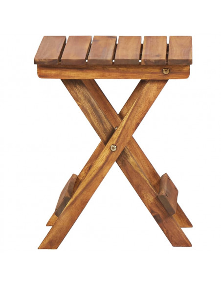 Piedistallo per Piante 30x30x38 cm in Massello d'Acacia