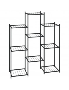 Portafiori 83x25x100 cm Ferro Nero 2