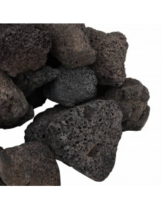 Rocce Vulcaniche 10 kg Nere 5-8 cm