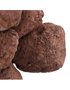 Rocce Vulcaniche 10 kg Rosse 10-30 cm