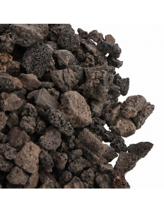 Rocce Vulcaniche 25 kg Nere 1-2 cm