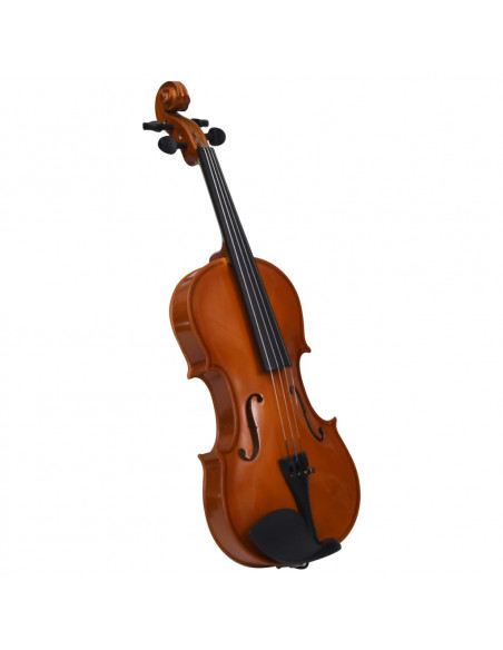 Set Completo Violino con Arco e Mentoniera Naturale 4/4