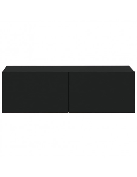 Set di Mobili Porta TV 5 pz Nero in Legno Multistrato
