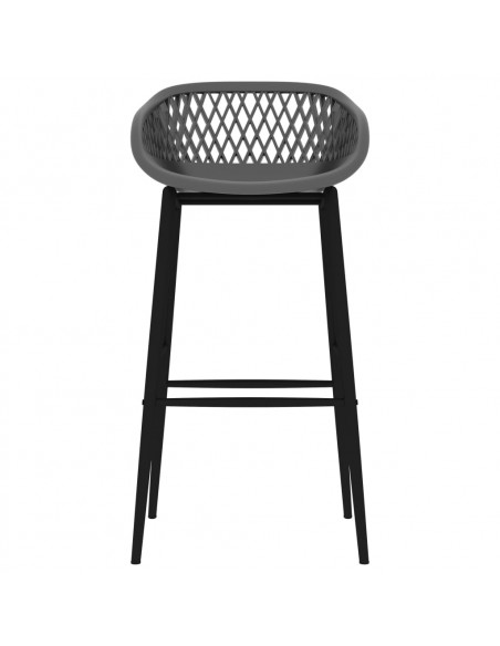 Set da Bar 5 pz Bianco e Grigio