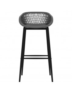 Set da Bar 5 pz Nero e Grigio