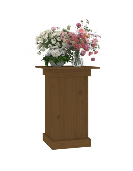 Portafiori marrone miele 40x40x60 cm in Legno Massello di Pino
