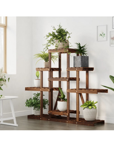 Portafiori 110x25x96 cm in Legno Massello di Abete