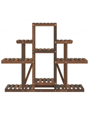 Portafiori 110x25x96 cm in Legno Massello di Abete