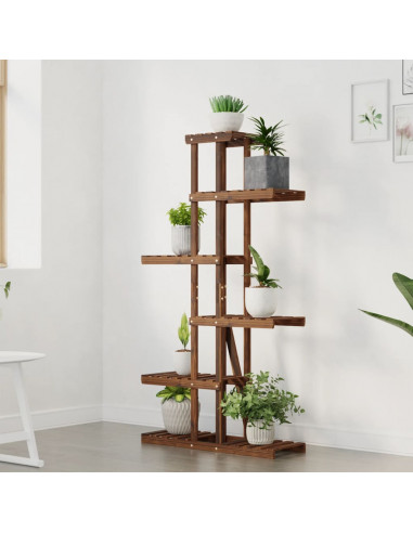 Portafiori 75x25x140,5 cm in Legno Massello di Abete