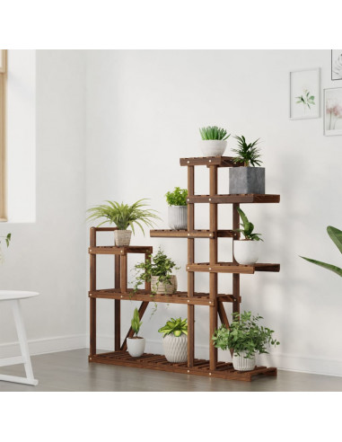 Portafiori 110x25x111 cm in Legno Massello di Abete