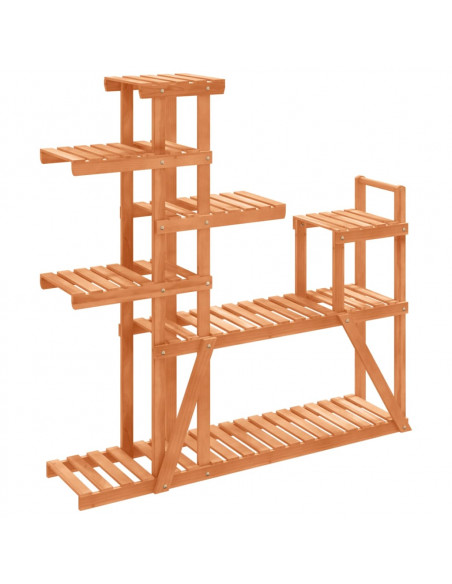 Portafiori 110x25x111 cm in Legno Massello di Abete