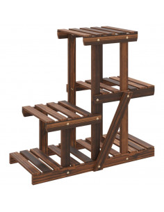 Portafiori 58x25x51 cm in Legno Massello di Abete 2