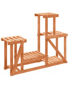 Portafiori 90x25x73,5 cm in Legno Massello di Abete 2