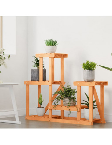 Portafiori 90x25x73,5 cm in Legno Massello di Abete