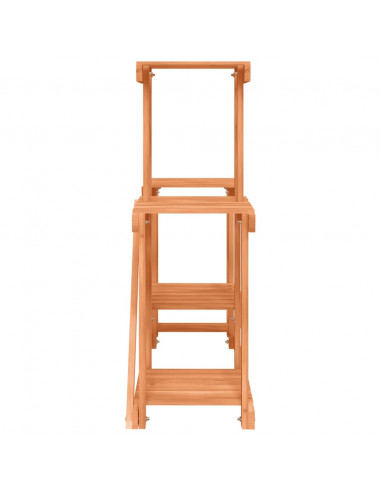 Portafiori 90x25x73,5 cm in Legno Massello di Abete