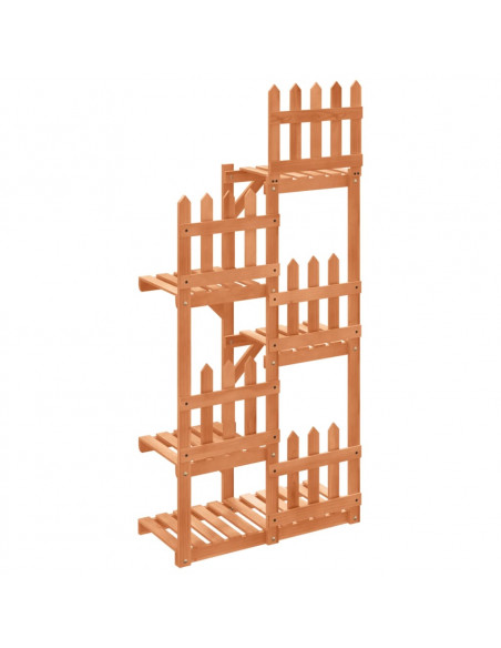 Portafiori 60x25x130 cm in Legno Massello di Abete