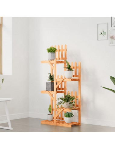 Portafiori 60x25x130 cm in Legno Massello di Abete