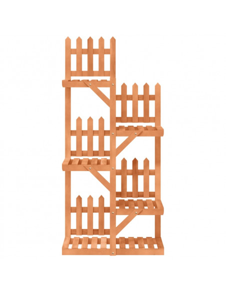 Portafiori 60x25x130 cm in Legno Massello di Abete